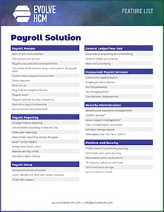 Cannabis Payroll Feature List