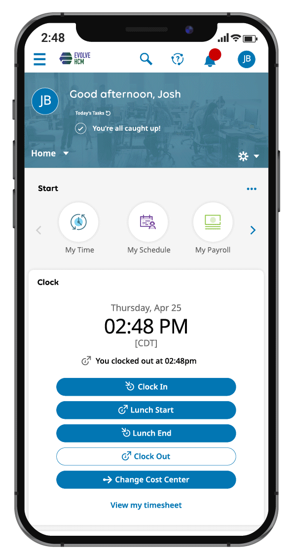 Cannabis Timekeeping Software | Evolve HCM