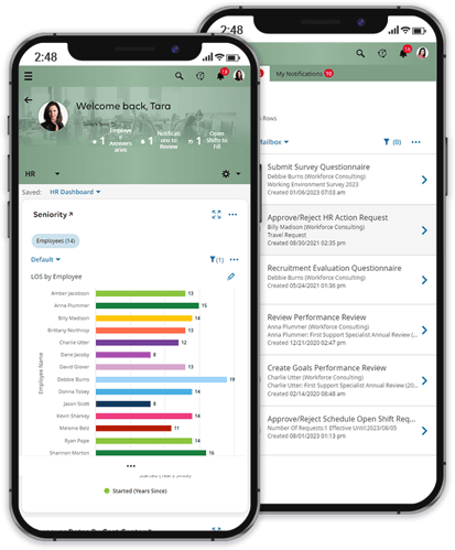 Cannabis HR Software Mobile Device Screenshot