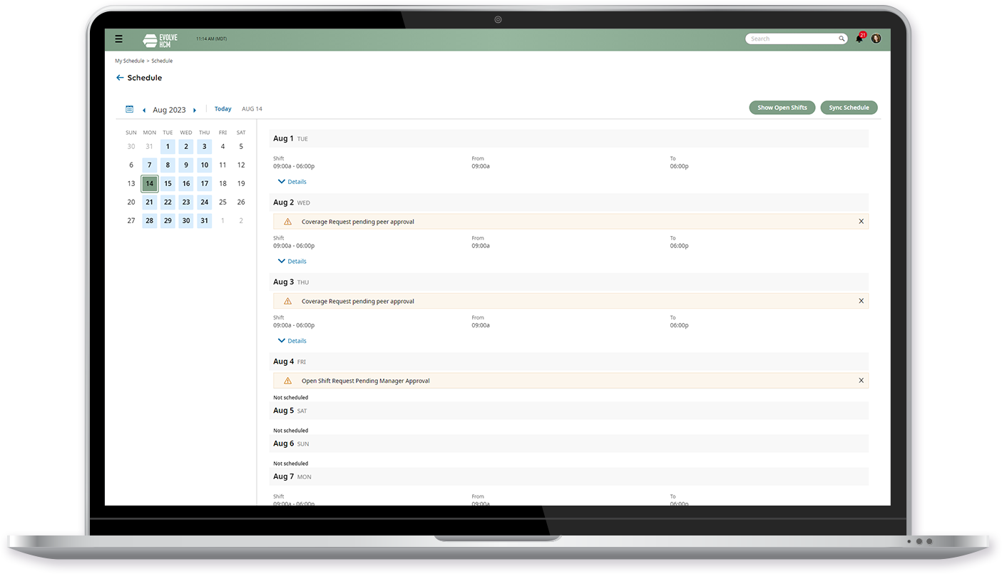 Cannabis Scheduling Software | Evolve HCM