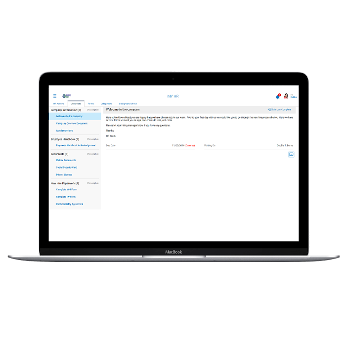 Cannabis Employee Onboarding Checklist Screenshot