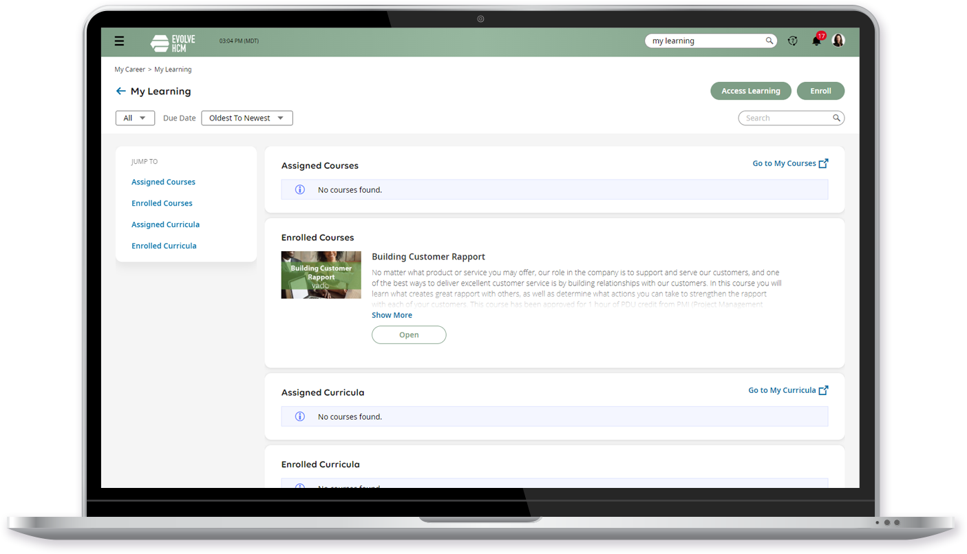 Cannabis LMS Software Laptop Device Screenshot