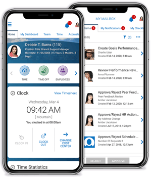 Cannabis HR Software Mobile Device Screenshots