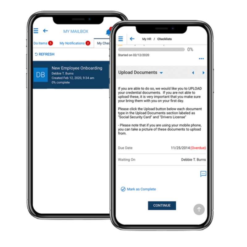 Onboarding Software Mobile Device Screenshots Onboarding Software Mobile Device Screenshots