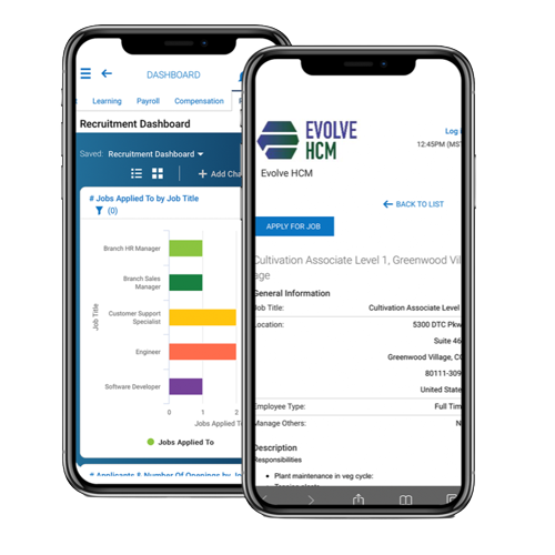 Recruitment Software Mobile Device Screenshots Recruitment Software Mobile Device Screenshots