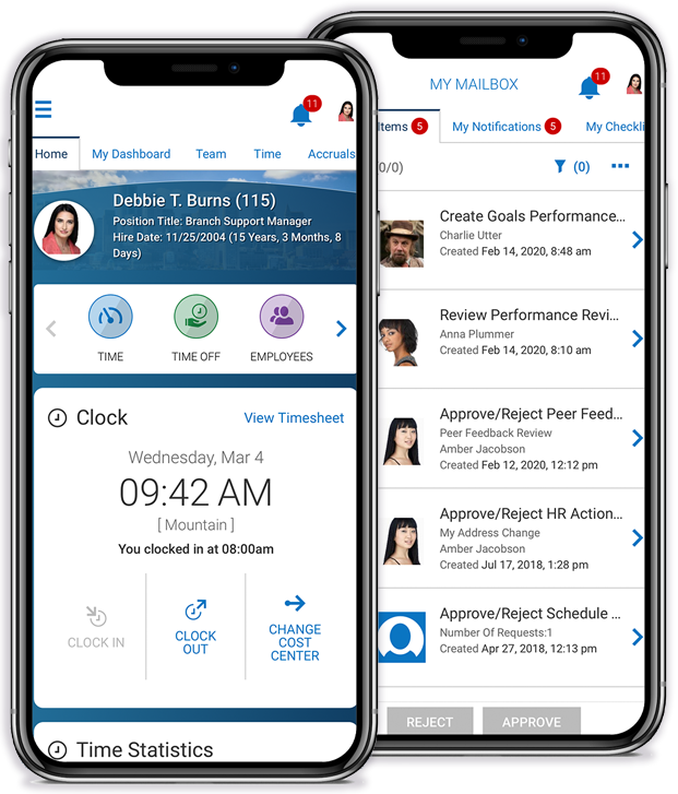 Cannabis HR Mobile App Screens Cannabis HR Mobile App Screens